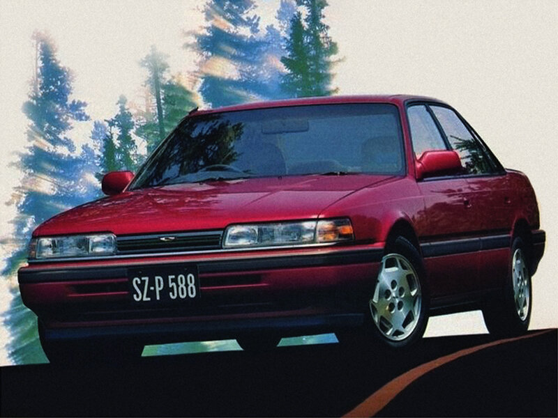 Mazda Capella (GD6P, GD8A, GD8P, GD8R, GDEA, GDEP, GDER, GDFP) 5 поколение, рестайлинг, седан (06.1989 - 07.1994)